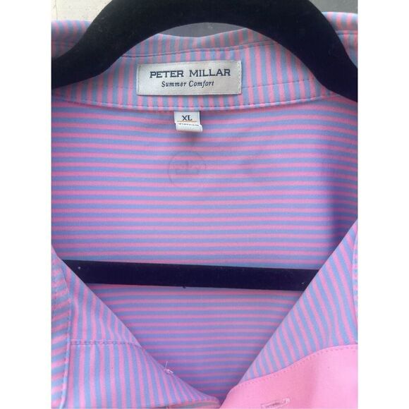 Men’s Peter Millar Solid Performance Ruby Hill Polo Size XL - Picture 3 of 5